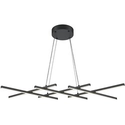MAYTONI MOD244PL-L50BK - led luster na sajli halo LED/40W/230V crna Cene