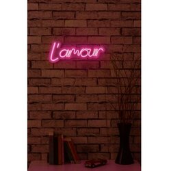 Wallity dekorativna plastična led svetla l'amour - pink Cene