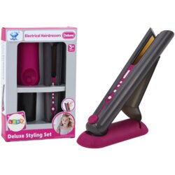 Hair Straightener Toy Stand Lights Sounds Cene