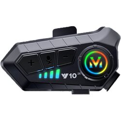 INF Bluetooth slušalka za motoristične čelade Y10-2X, črna, z dvojnim jedrom in 1000mAh baterijo Trdi mikrofon, (5000130364) Cene