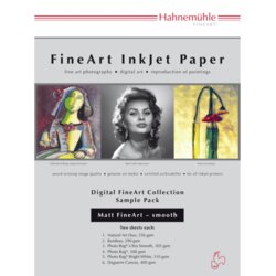 HAHNEMÜHLE Digital FineArt A 4 Testpack matte, smooth papers Cene