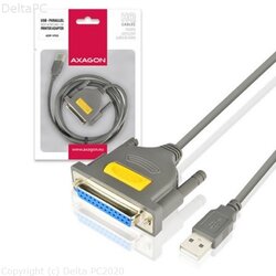 CC USB AM 2.0 Parallel DB25F, 1,5m, Printer, ADP-1P, AXA Cene