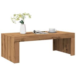 vidaXL Stolić za kavu boja hrasta 102 x 50 x 35 cm konstruirano drvo Cijene