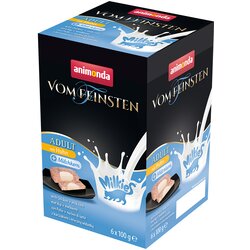 Animonda Vom Feinsten Adult Milkies 6 x 100 g - Piščanec & mlečna sredica Cene