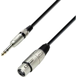 Adam Hall K3BFV0100 XLR priklučni konektor [1x ženski konektor XLR - 1x 6\,3 mm banana moški konektor] 1.00 m črna, (20429713) Cene