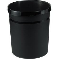 Han korpa za otpatke 18l, okrugla plastična crna ( 05KD02B ) Cene
