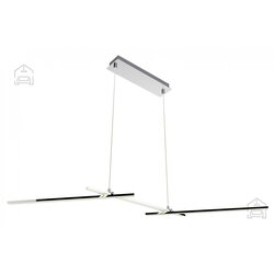 Candellux Viseča stropna svetilka Thasos 23W LED 4000K Chrome Cene