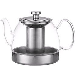 Yaosheng Čajnik, vrč s filtrom Bon Tea 1,2l / borosilikatno steklo, inox, (5000219129) Cene