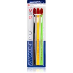 Swissdent Profi Colours četkice za zube 3 kom soft-medium black, yellow, green 3 kom Cene