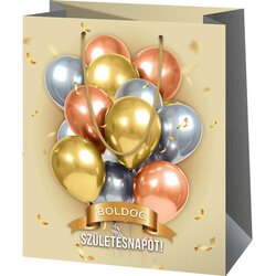 Cardex Velika darilna vrečka z napisom Vse najboljše! in motivom balonov, 26×13×33 cm Cene
