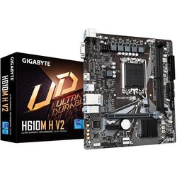 Gigabyte matična plošča H610M H V2, DDR5, SATA3, HDMI, USB3.2Gen1, LGA1700 mATX Cene