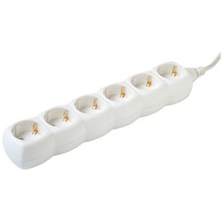 Home produžni kabal, 6 utičnica, 3 m, 1,5 mm2 bijeli, 18394/NV6-3/WH Cijene