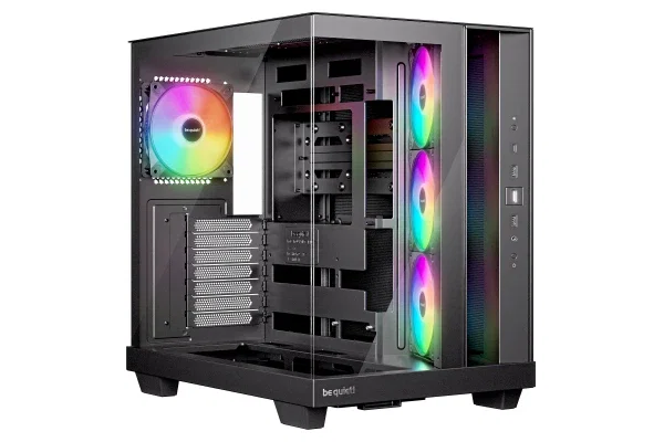 Be Quiet! Ohišje Light Base 500 LX (BGW85), midi-ATX, RGB, okno, črno, (5000140435) Cene