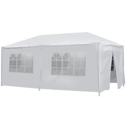  Beli paviljon party 6x3m sa stranicama Cene