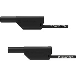 Schützinger VSFK 8700 / 2.5 / 50 / SW varnostni merilni kabel [4 mm moški konektor - 4 mm moški konektor] 50.00 cm črna 1 kos, (20422972) Cene