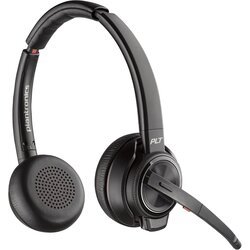 HEWLETT-PACKARD Slušalke Savi 8220 UC DECT 1880-1900 MHz USB-A (8D3F2AA) 209215-02 ANC brezžične + stojalo, (5000391284) Cene