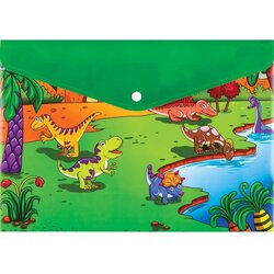 Centrum Mapa A4 z gumbom "Dinosaurs Cene
