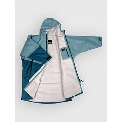 Dryrobe Advance Long Sleeve Surf poncho blue light grey Cene