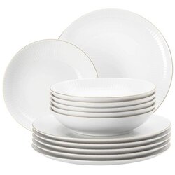 Porculanski SET ZA JELO 12/1 AMINA GOLD 001.777008 SELTMANN Cene
