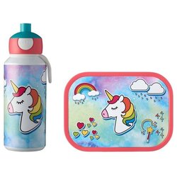 Rosti Mepal Set dječje kutije za grickalice i boce za vodu Unicorn Cene