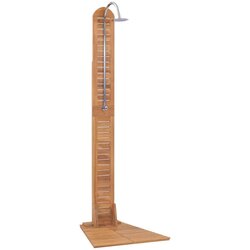 vidaXL Vrtni tuš iz trdne tikovine 70x75x204 cm Cene