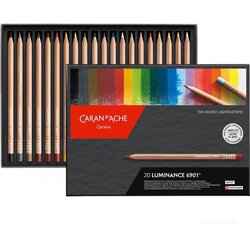 CARAN D'ACHE LUMINANCE 6901 SET 20 BARV, (22149743) Cene