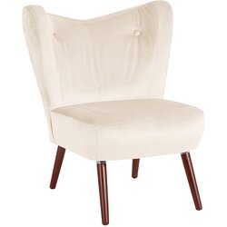Max Winzer Krem fotelj Sari Velvet Cene