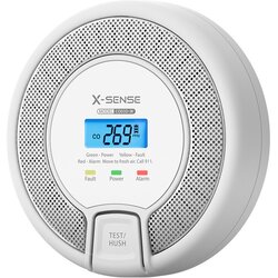 X_sense X-Sense CO03D-W smoke detector Carbon monoxide detector Interconnectable Wireless Cene