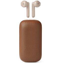 Lexon softpower speakerbuds 2-v-1 resnično brezžične slušalke in 3W bluetooth zvočnik rjave, (21350894) Cene