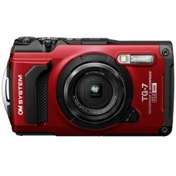 OM SYSTEM TG-7 red digitalni fotoaparat 12 Megapiksela crvena otporan na udarce, vodootporno, 4K-video Cene