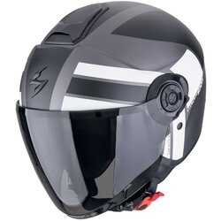 Scorpion exo-city ii blur silver matt-black-white Cene