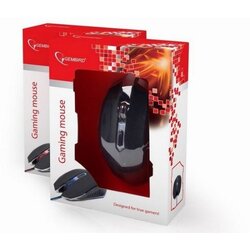 Gembird Miš GEMBIRD MUSG-001-R, USB, optical, gaming, full-speed, red, 400-1600 dpi Cene