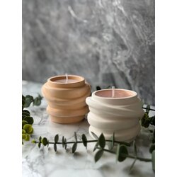 Aberto Design Set Betonskih sveća 6TM, Beli Cene