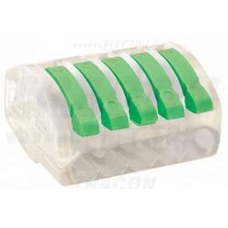Tracon hitra sponka brez vijakov odpiralna 0,75-4mm2 32A 400VAC x5 prozorna Cene