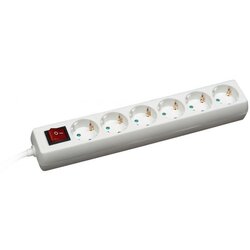Commel produžni kabl 6 utičnica 16A 250V 3500W sklopka 1,4m H05VV-F 3G1 C0838 Cene