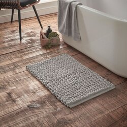 Bianca Siva kopalniška preproga 50x80 cm Aspen Bobble – Cene
