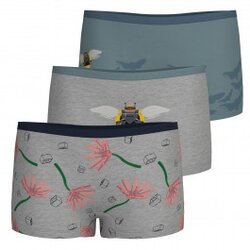 Lego iconic donji veš, set 3 kom, melirano siva - 128/134 Cene