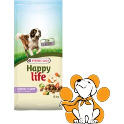 Happy Life Light Senior Chicken 15kg, Hrana Za Starije i Gojazne Pse Cene
