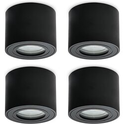 KYOTECH 4x nadgradno stropno ohišje za LED modul Ø80×65mm Cene
