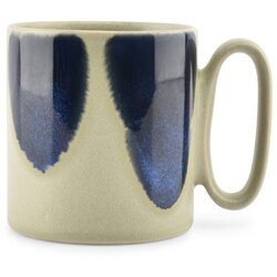 Salt&Pepper Modra/bež skodelica iz kamenine 390 ml Paint – Cene