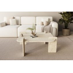 Hanah home sto za dnevnu sobu woog travertine Cene