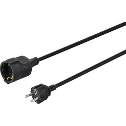 sygonix SY-4872640 tok podaljšek 16 A črna 10.00 m H05VV-F 3G 1\,5 mm², (20414091) Cene
