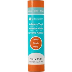 Silhouette Glossy Permanent Vinyl - 22,9 cm x 3 m - Orange Cene