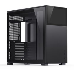 Jonsbo D41 Screen ATX Case, Tempered Glass - black Cene
