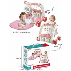  Piano podloga 2u1 sa funkcijom pretvaranja u hodalicu - roze (072892) Cene