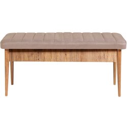 Woody Fashion trpezarijska klupa Vina Bench 110x48x40cm Bež Cene