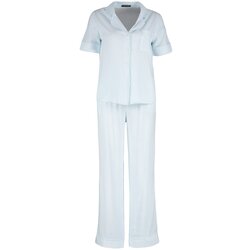 Trendyol Pajama Set - Blue - Striped Cene