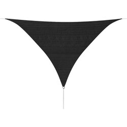 vidaXL Senčno Jadro HDPE Trikotno 3,6x3,6x3,6 m Antracitno, (20729464) Cene
