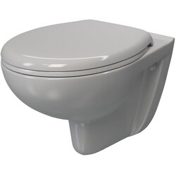 LECICO stenska wc školjka X2 (z wc desko, brez roba, keramika, bela) Cene