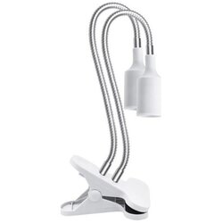 Fleksibilna stona lampa sa stezaljkom za gajenje biljaka PLANTY 2xE27/30W/230V bela Cene